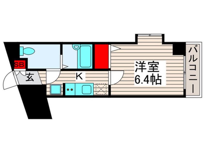 間取図 グランフォース西新井（503）