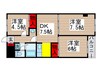 グランベール３号館 3DKの間取り
