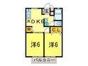 グリ－ンハイツＢの間取図