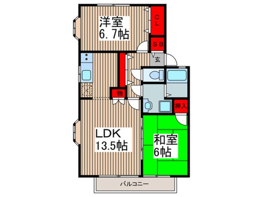 間取図 ピュアガーデン