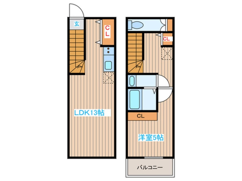 間取図 プライムガーデン千歳烏山