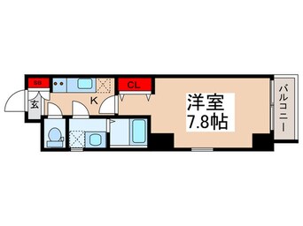 間取図 ﾃﾞｨｱﾚｲｼｬｽ押上桜橋Ⅱ（601）