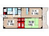 ステーションサイドビル 2DKの間取り