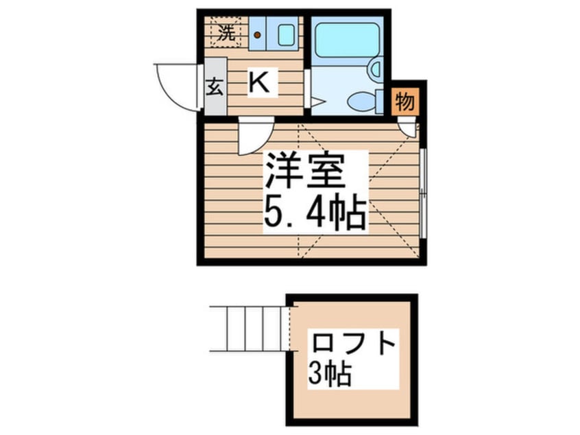 間取図 オリンピア亀戸
