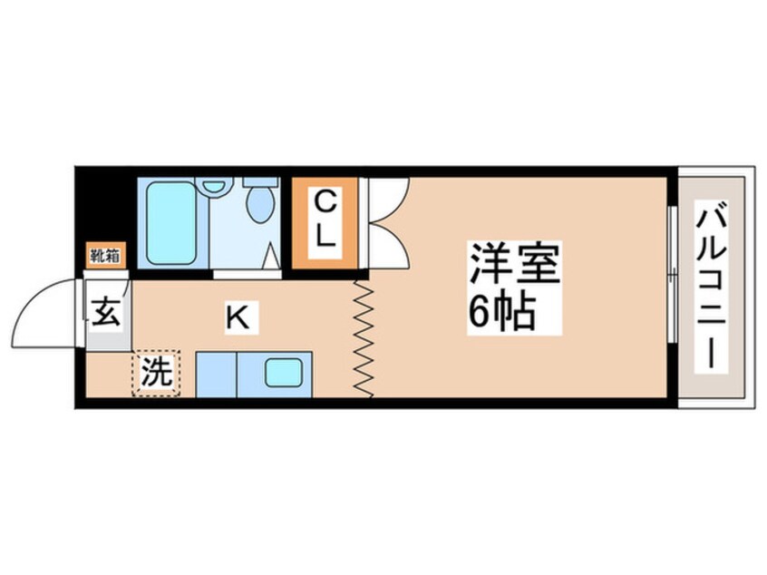 間取図 サンビ－ム長島