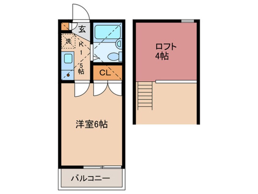 間取図 ＷＯＯＤＢＥＬＬ師岡Ａ