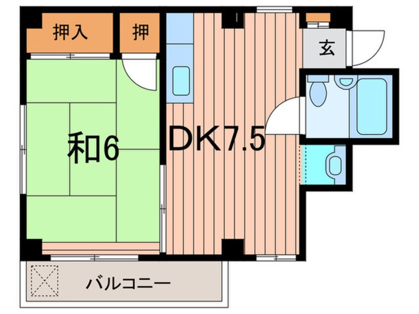 間取図 ＨＥＩＧＨＴ　Ａ．Ｋ