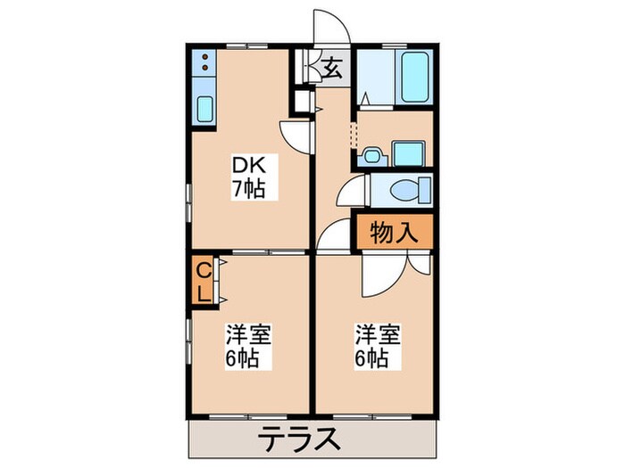 間取り図 グレ－スパレス