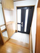 玄関 青山天口貸家