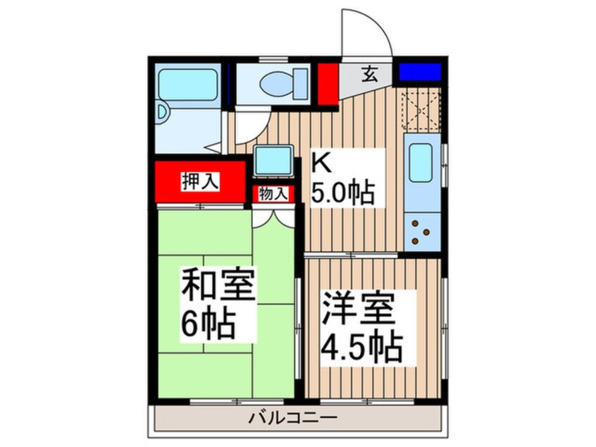 間取図 グリーンハイムナカザワ