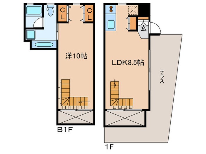 間取り図 カスタリア尾山台