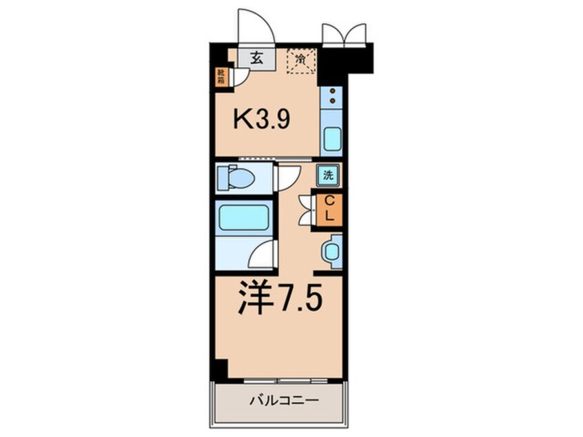 間取図 カスタリア尾山台