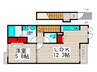 アフェール・江北 1LDKの間取り