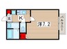 ヴィジオーネ西千葉 1Kの間取り