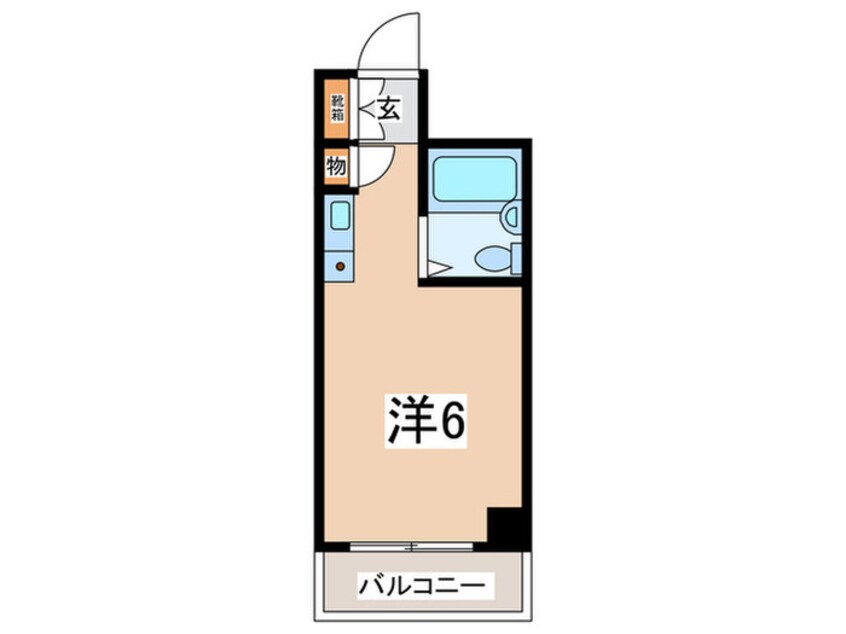 間取図 ﾗｲｵﾝｽﾞﾏﾝｼｮﾝ相模原第8(606)