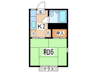 間取図 カモミ－ルビレッジ