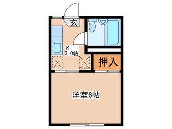 間取図 カモミ－ルビレッジ