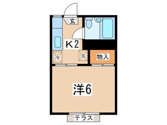 間取図 カモミ－ルビレッジ