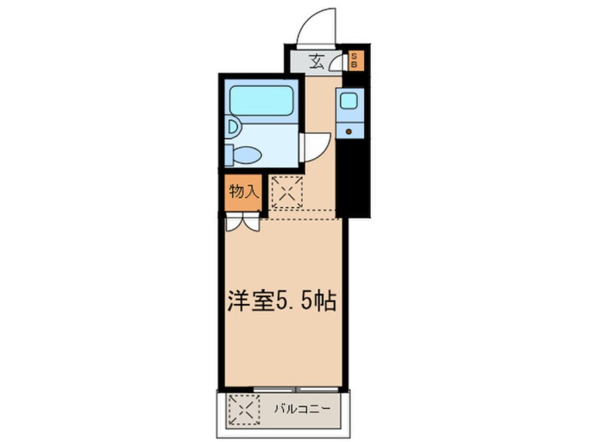 間取図 トップ成城学園第２(406)