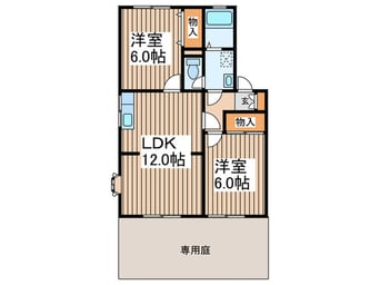 間取図 アベニ－ルⅢ
