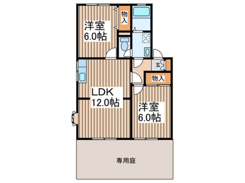 間取図 アベニ－ルⅢ
