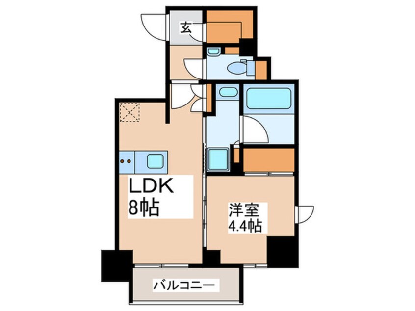 間取図 イプセ代々木