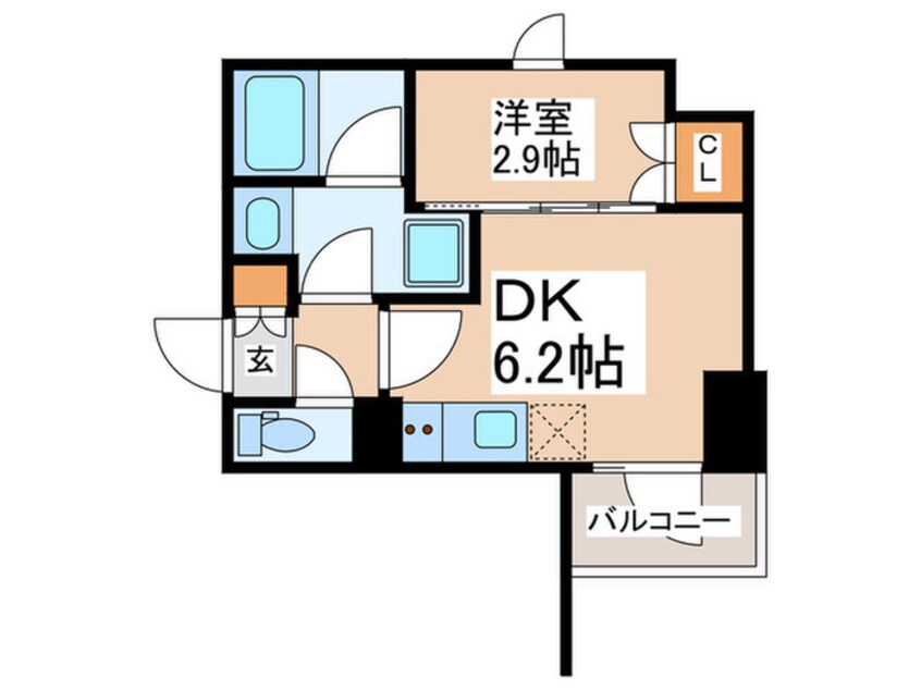 間取図 イプセ代々木