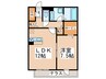 Sunny House 1LDKの間取り