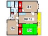 堤マンション 3DKの間取り