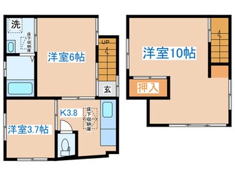 間取図 渋谷区笹塚リノベ戸建