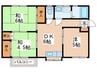 ヒルポート上大島 3DKの間取り