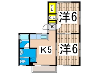 間取図 サニーハイツ小林