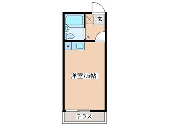 間取図 ｺｰﾎﾟサンスカイ