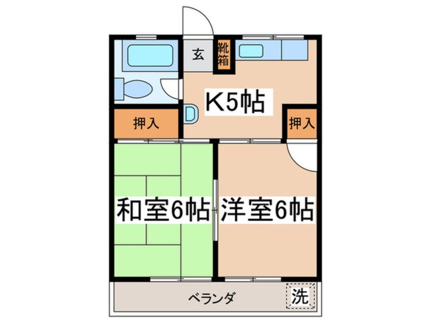 間取図 坂下マンション