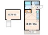 Ｇｏｌｄｅｎ　ｃｒｏｓｓ　橋本 1Rの間取り