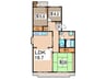 コーポ大和２（２５７） 3LDKの間取り