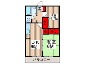 間取図 ベルグランあさひ　Ａ棟
