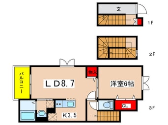 間取図 ヴィラ・アドニス