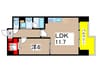 SKY HOPE 1LDKの間取り