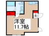 グランニール南浦和 1Rの間取り