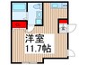 グランニール南浦和 1Rの間取り