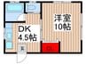 柳ハイツ 1DKの間取り