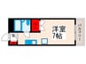 マロンハイツ 1Rの間取り