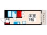 マロンハイツ 1Rの間取り