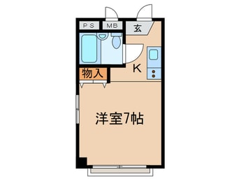 間取図 白樺コ－ポ