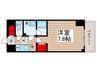 BluRock門前仲町 1Kの間取り