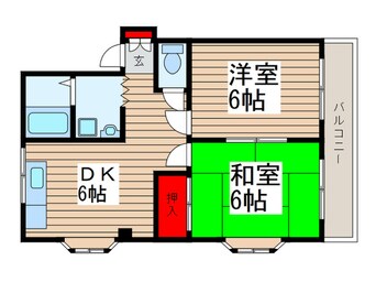 間取図 コーポ金杉