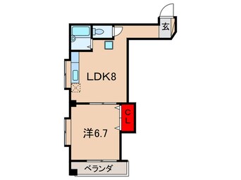 間取図 パレス・フォンテ－ン３