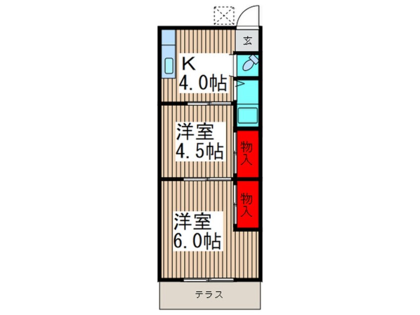 間取図 東栄荘