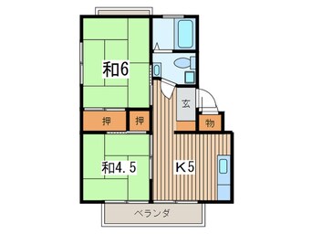 間取図 サニ－サイドＯＩＳＯ　Ｂ